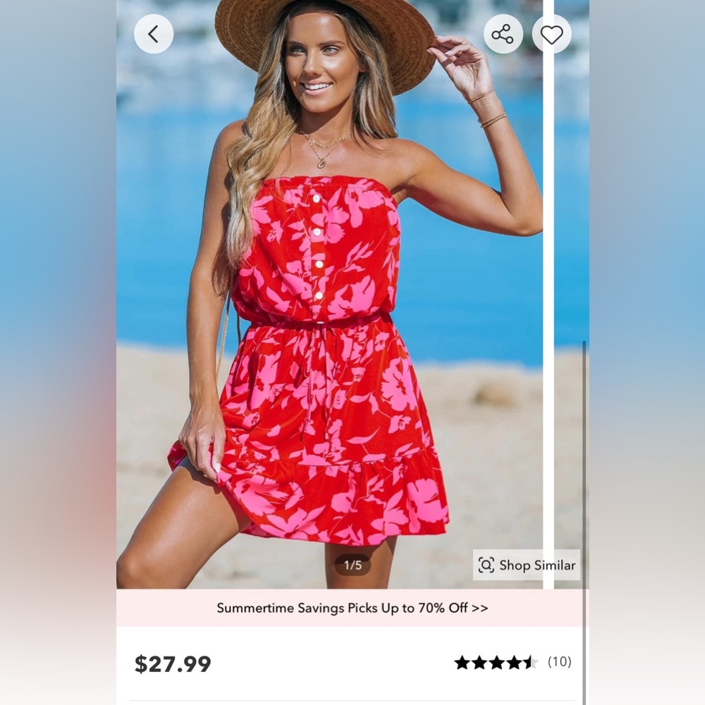 New sundress by CUPSHE size large.